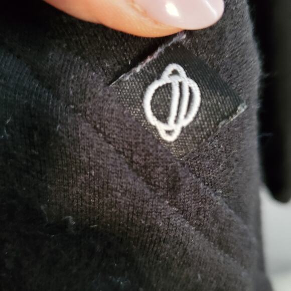 Terez Women's Black Zip-Up Drape Jacket M - Picture 7 of 14